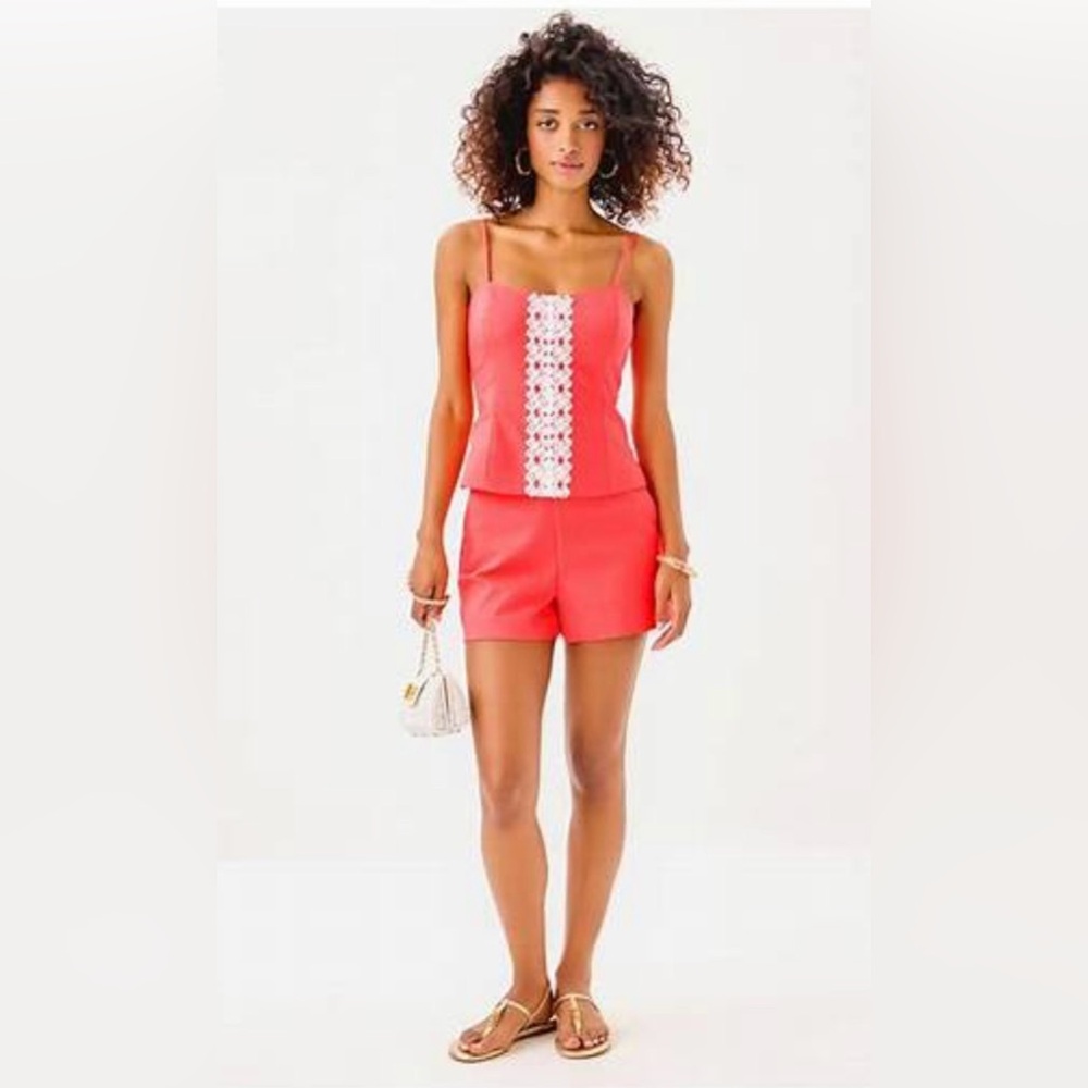 Lilly Pulitzer Shelli Stretch Top Cane Coral NWT
Size 14 - Picture 3 of 6